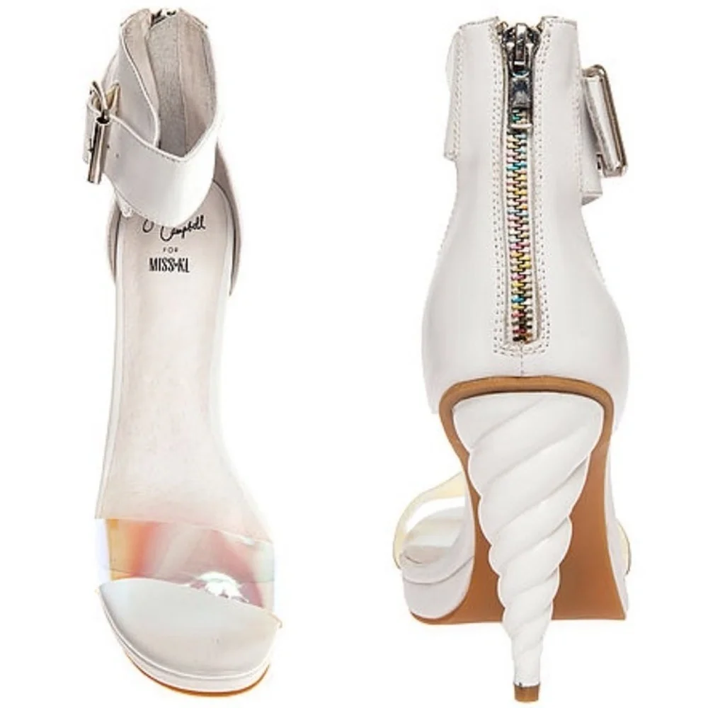 Jeffrey Campbell Pegasus Iridescent Unicorn Heel